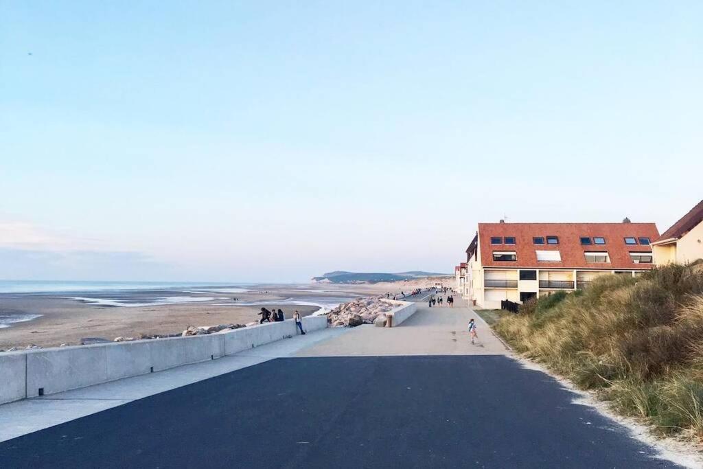 Duplex Avec Jacuzzi Vue Imprenable Sur La Baie De Wissant Lägenhet Exteriör bild