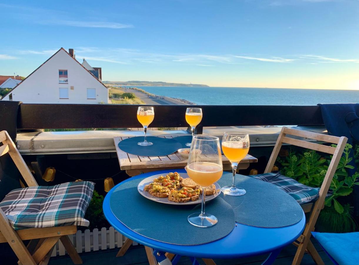 Duplex Avec Jacuzzi Vue Imprenable Sur La Baie De Wissant Lägenhet Exteriör bild