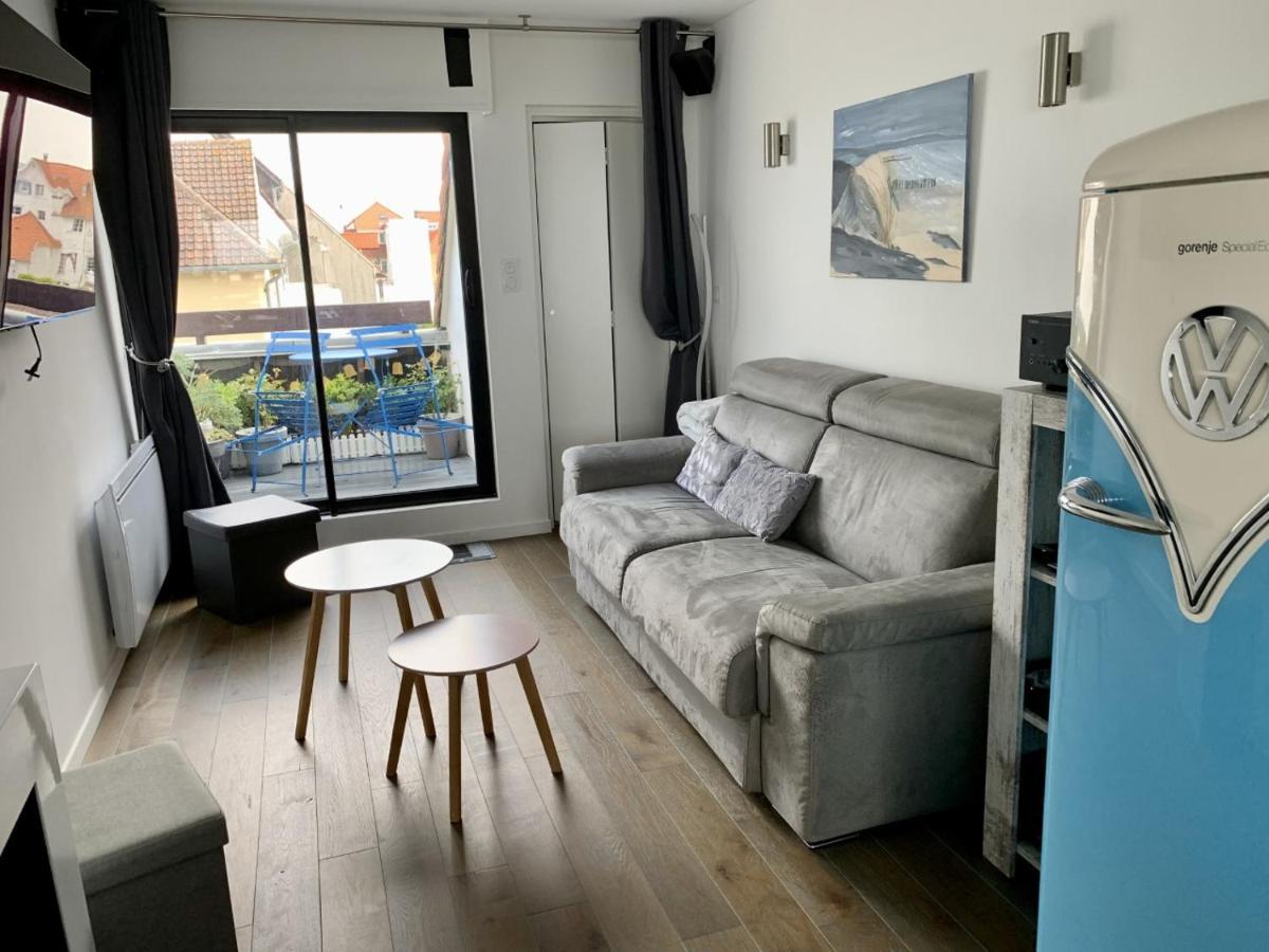 Duplex Avec Jacuzzi Vue Imprenable Sur La Baie De Wissant Lägenhet Exteriör bild